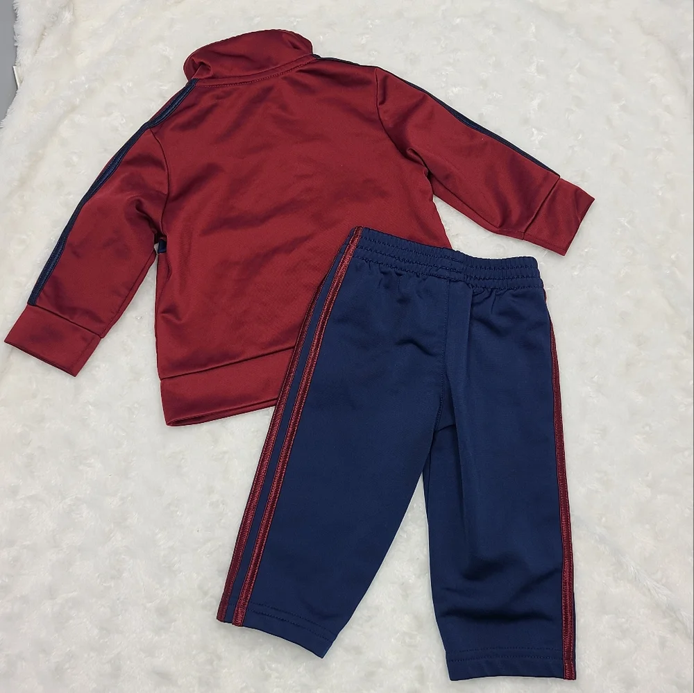 Adidas baby boy tracksuit size 6 months